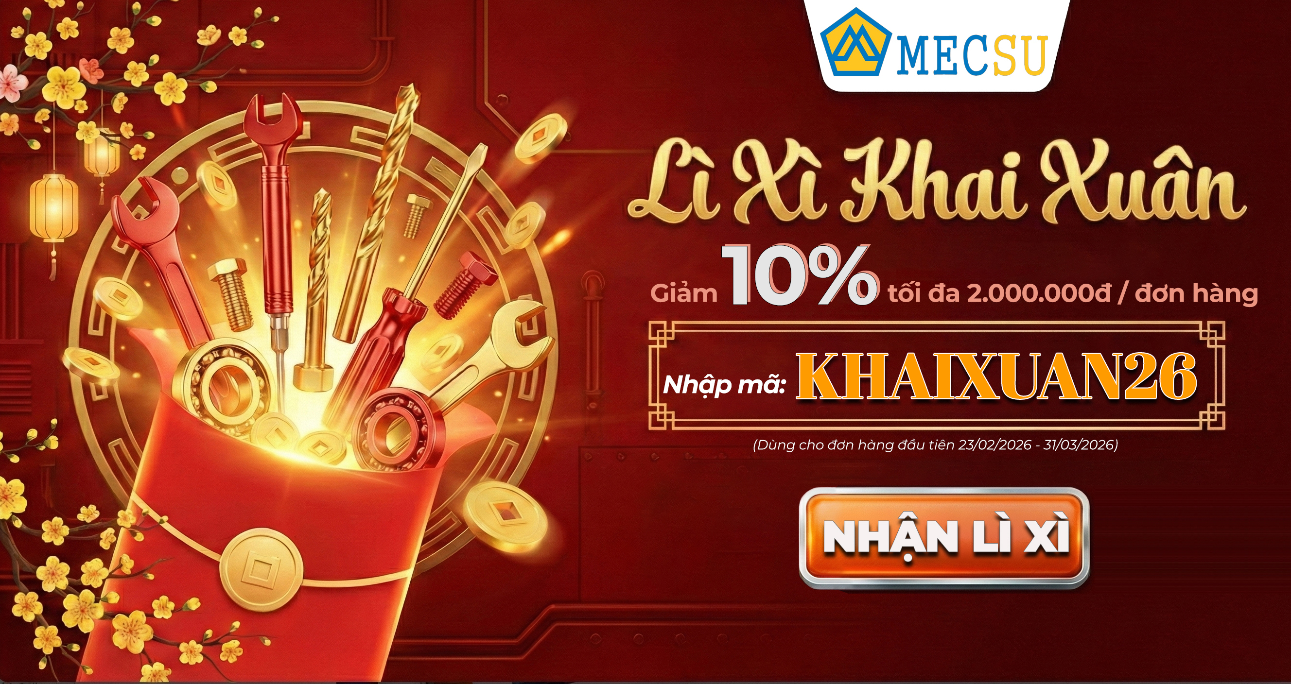 MECSU - Lì xì khai xuân nhập mã 